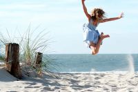 Foto: Frau am Strand