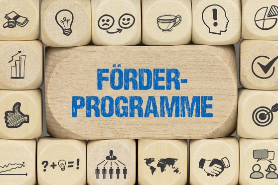 Foto: Schriftzug Förderprogramm